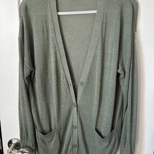 Linen-Blend Cardigan [Nordstroms]